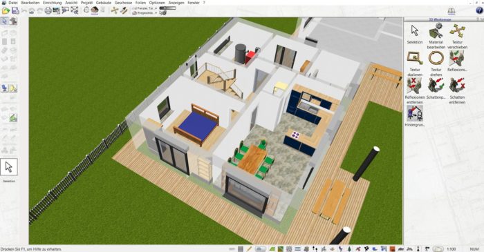 Gartenhaus selber planen mit 3D CAD Software