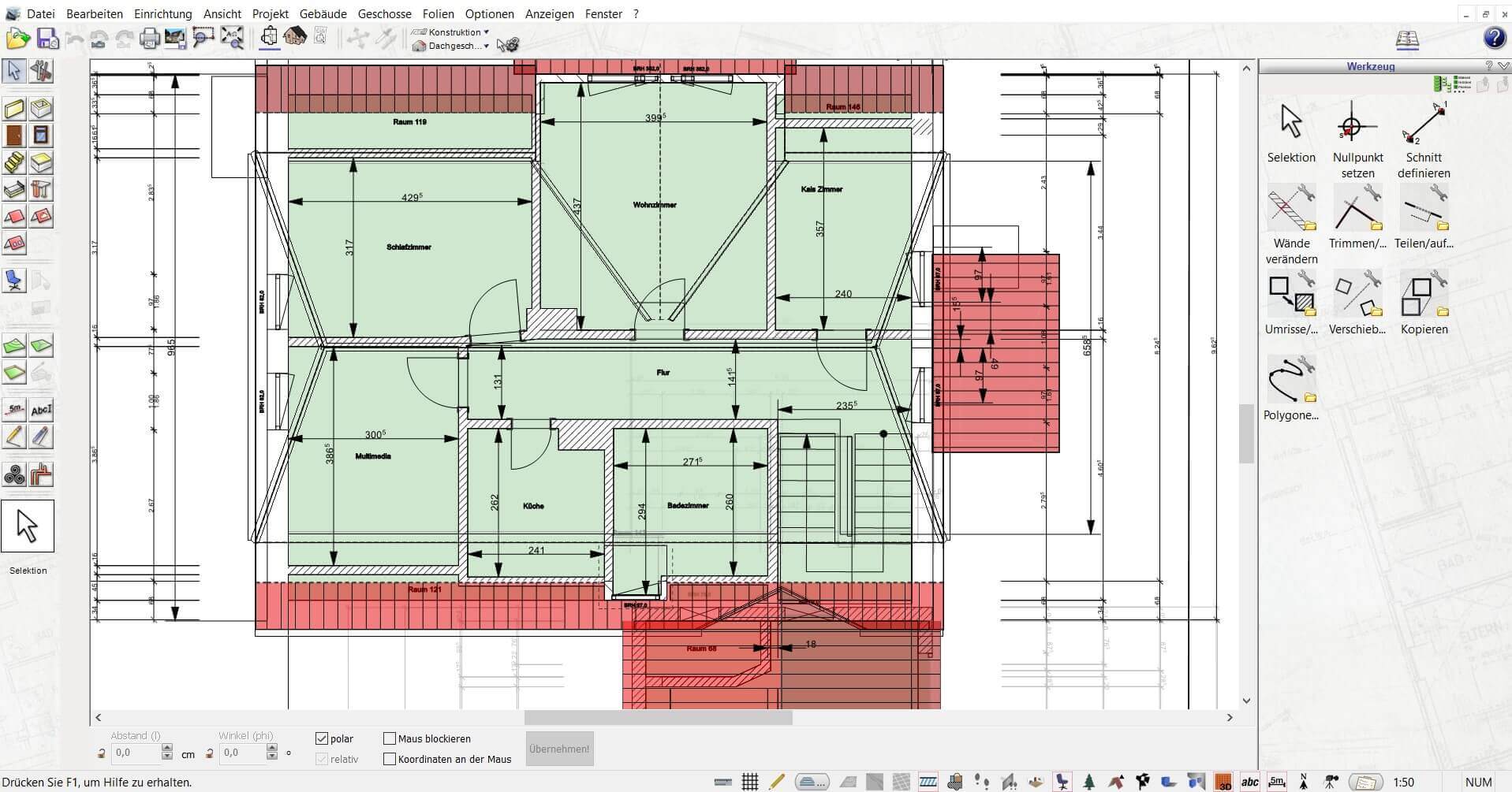 Bauplan selber erstellen/zeichnen - mit dem HausDesigner3D