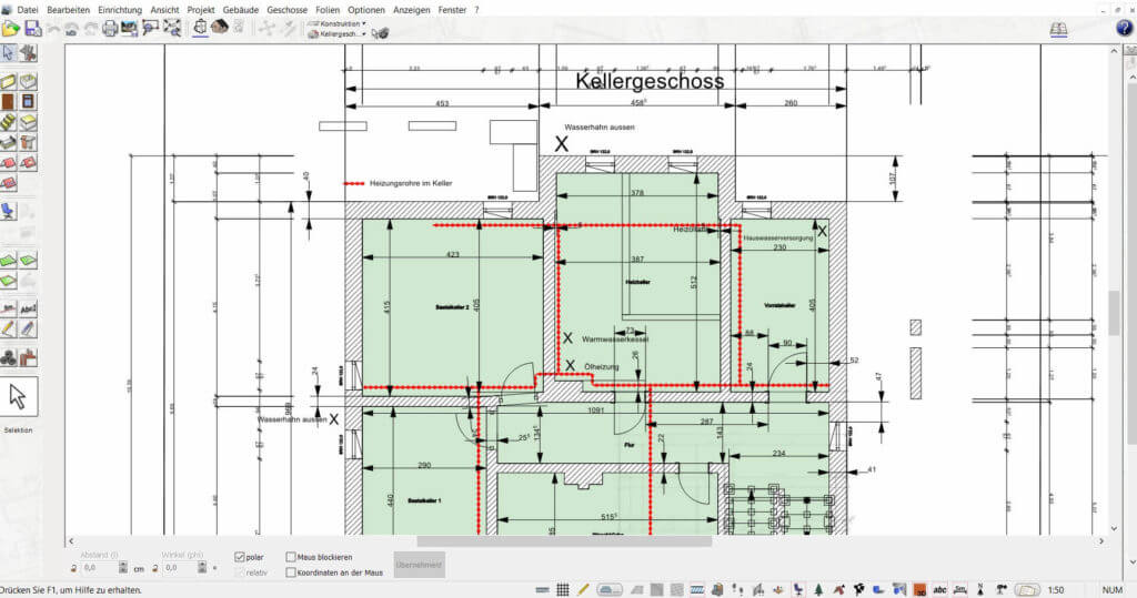 Lageplan Zeichnen