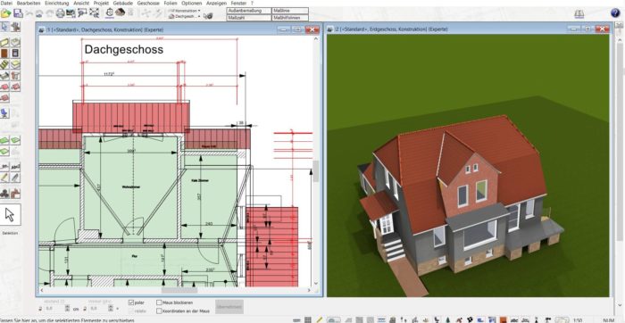 Dachausbau selber planen mit 3D CAD Software