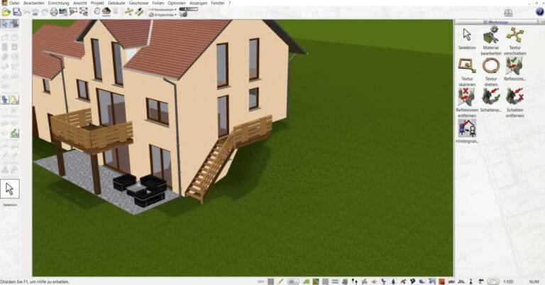 3D CAD Zeichenprogramm für Grundrisse & Häuser