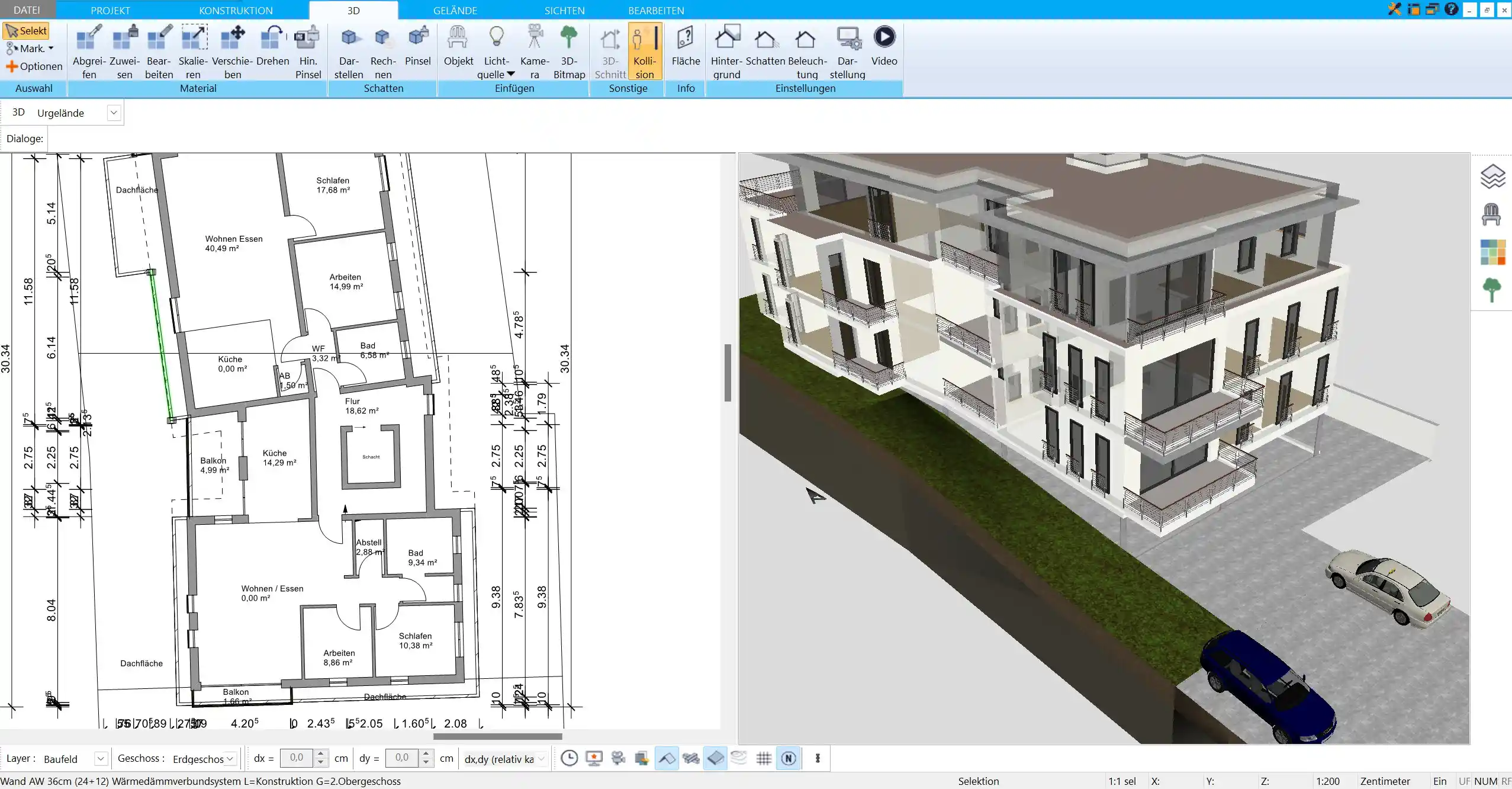 Grundrissplanung Vom Handentwurf zur 3D-Visualisierung mit dem HausDesigner3D