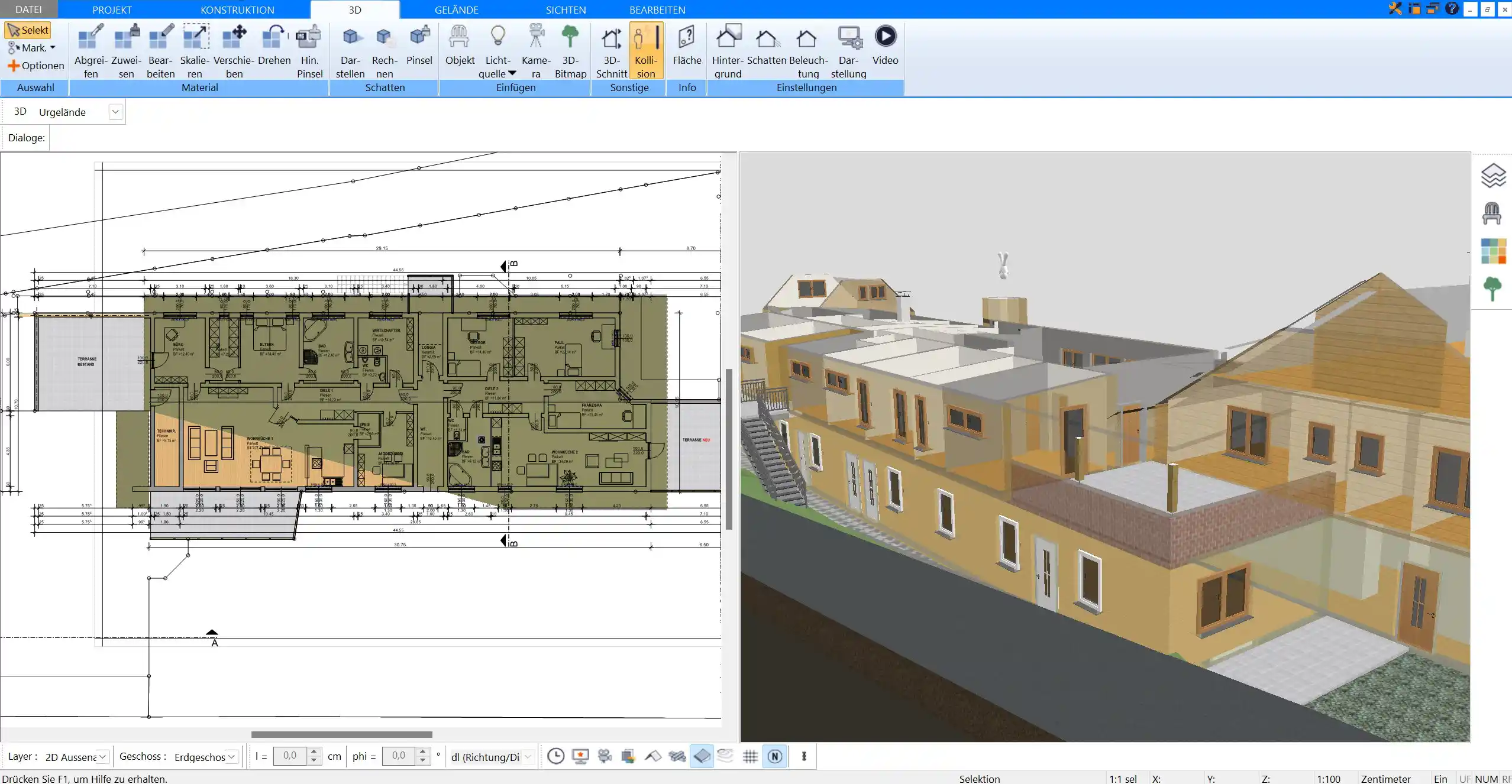 Grünflächen und Wege optimal gestalten mit dem HausDesigner3D