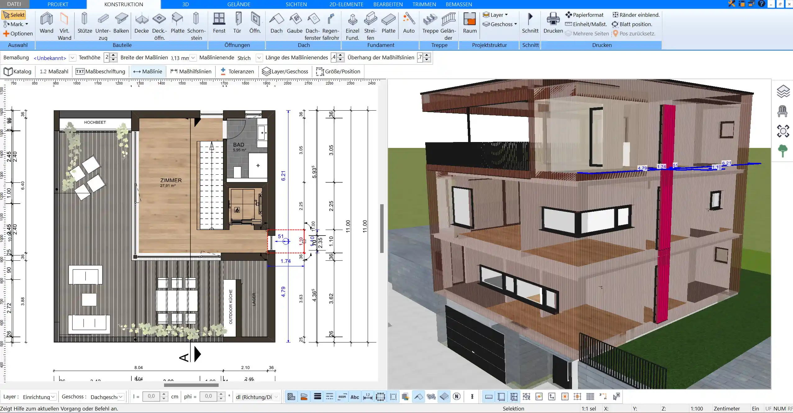 Kosten- und Materialplanung für Kellerräume im HausDesigner3D visualisieren