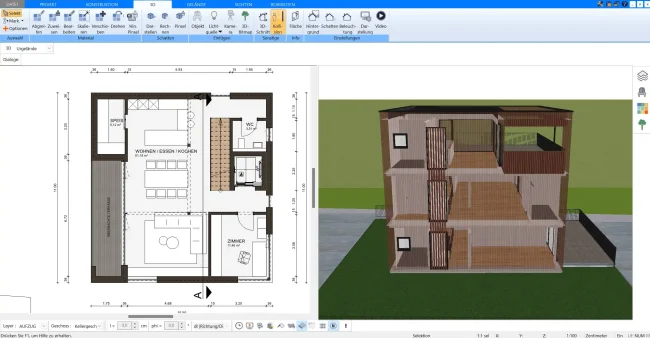 Standsicherheitsanforderungen im 3D-Grundriss mit HausDesigner3D visualisieren Standsicherheitsanforderungen im 3D-Grundriss mit HausDesigner3D visualisieren