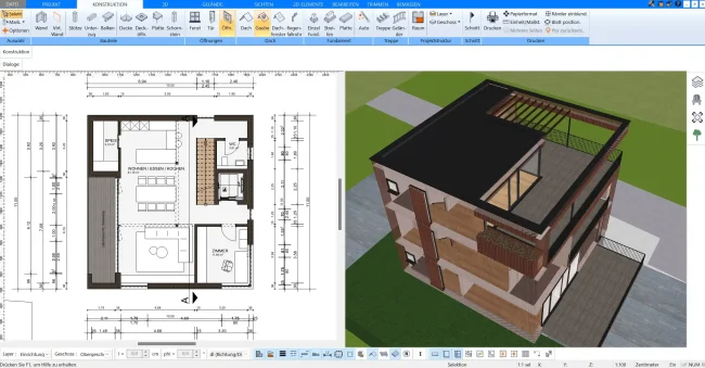 Professionelle 3D-Visualisierung mit HausDesigner3D