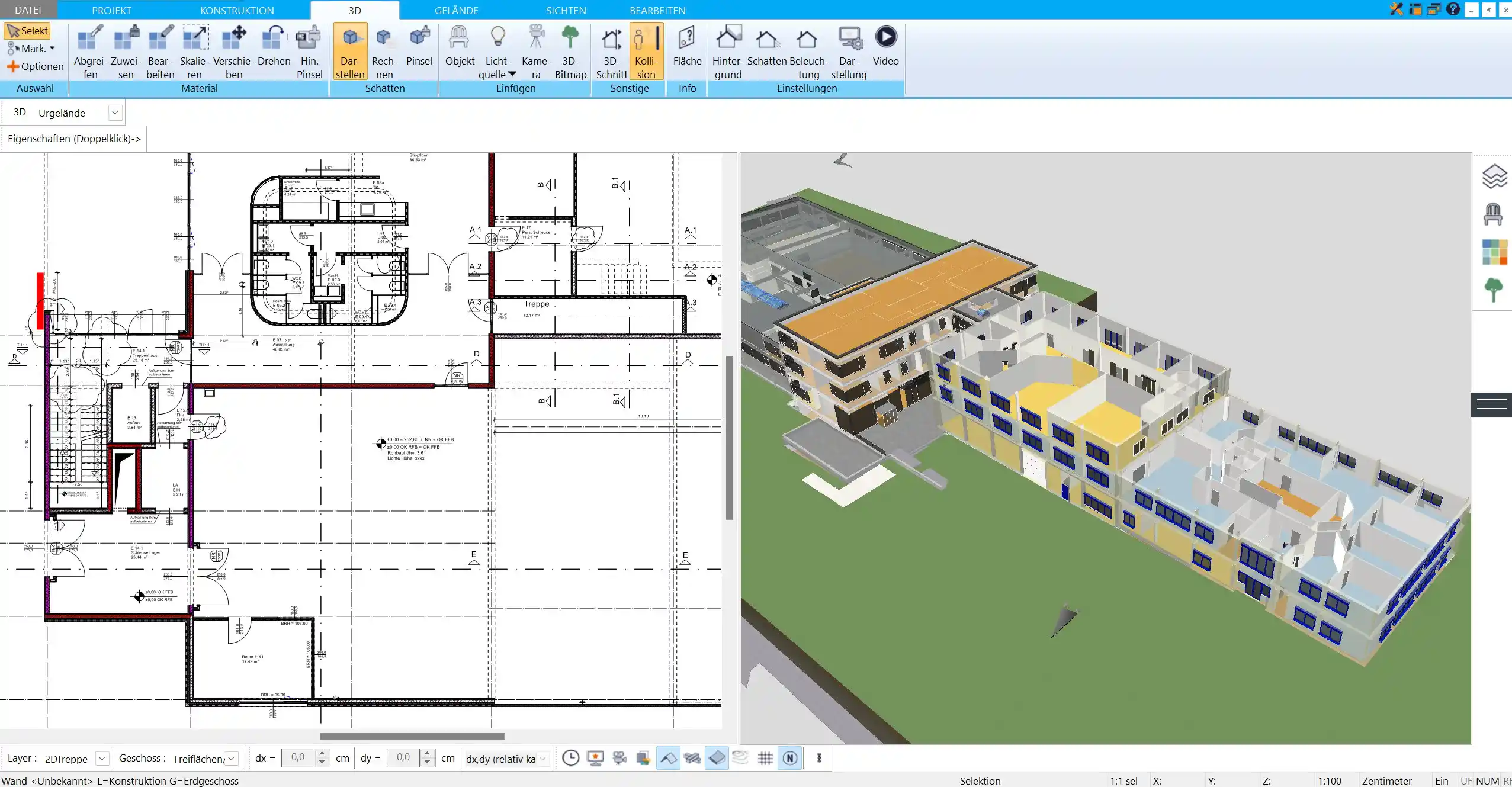 Grundrissübersicht der Brauerei im HausDesigner3D